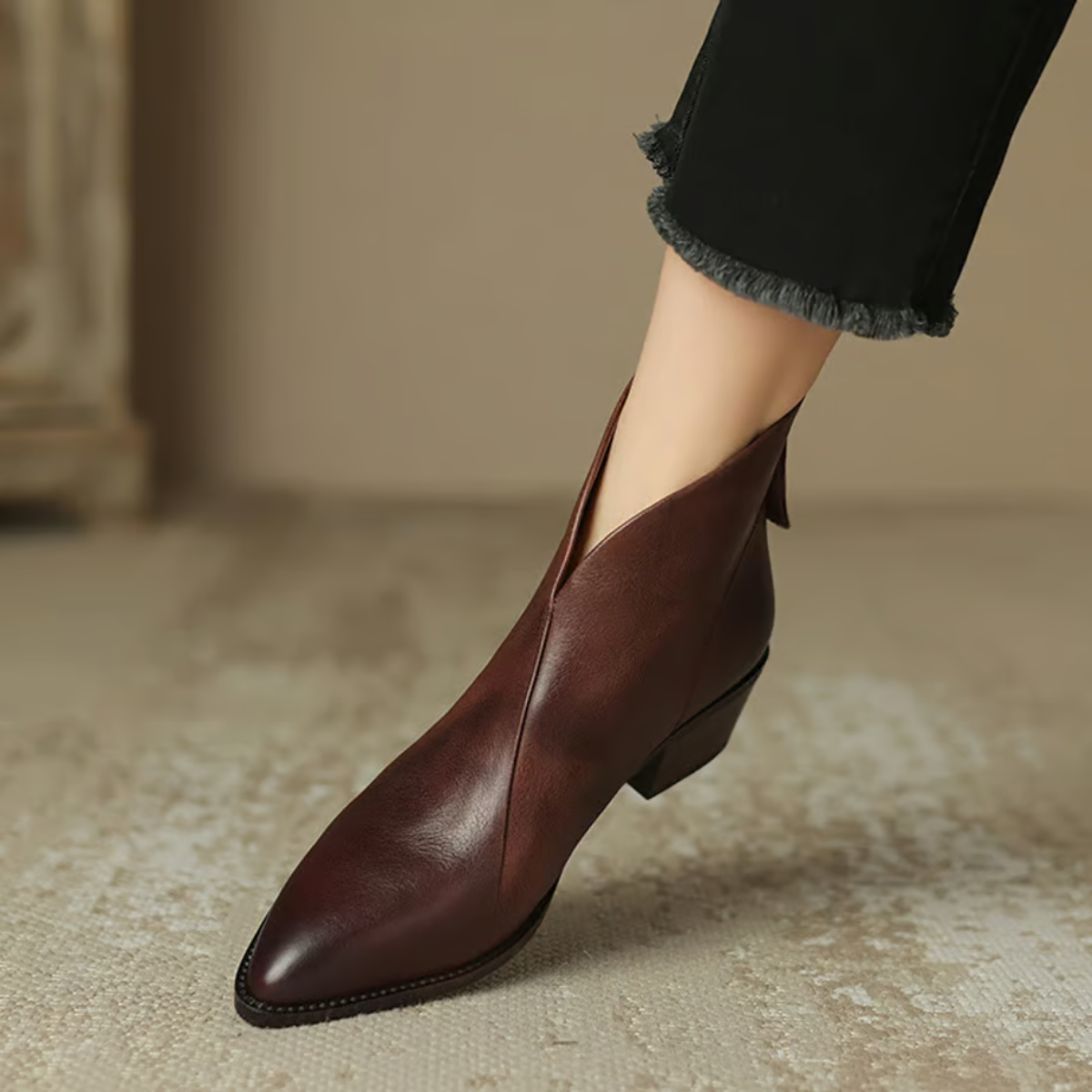 Ember | Women's Low Heel Boots, Classic Elegant Boots for Casual and Dressy Outfits