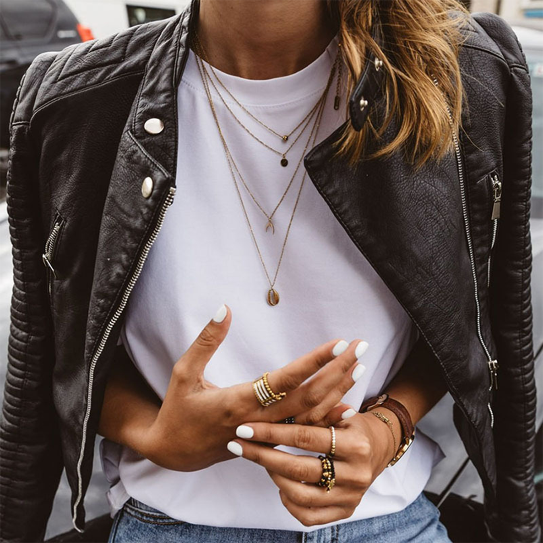 Janet | Women's Faux Leather Jacket, Tailored Vegan PU Jacket with Zip Pockets