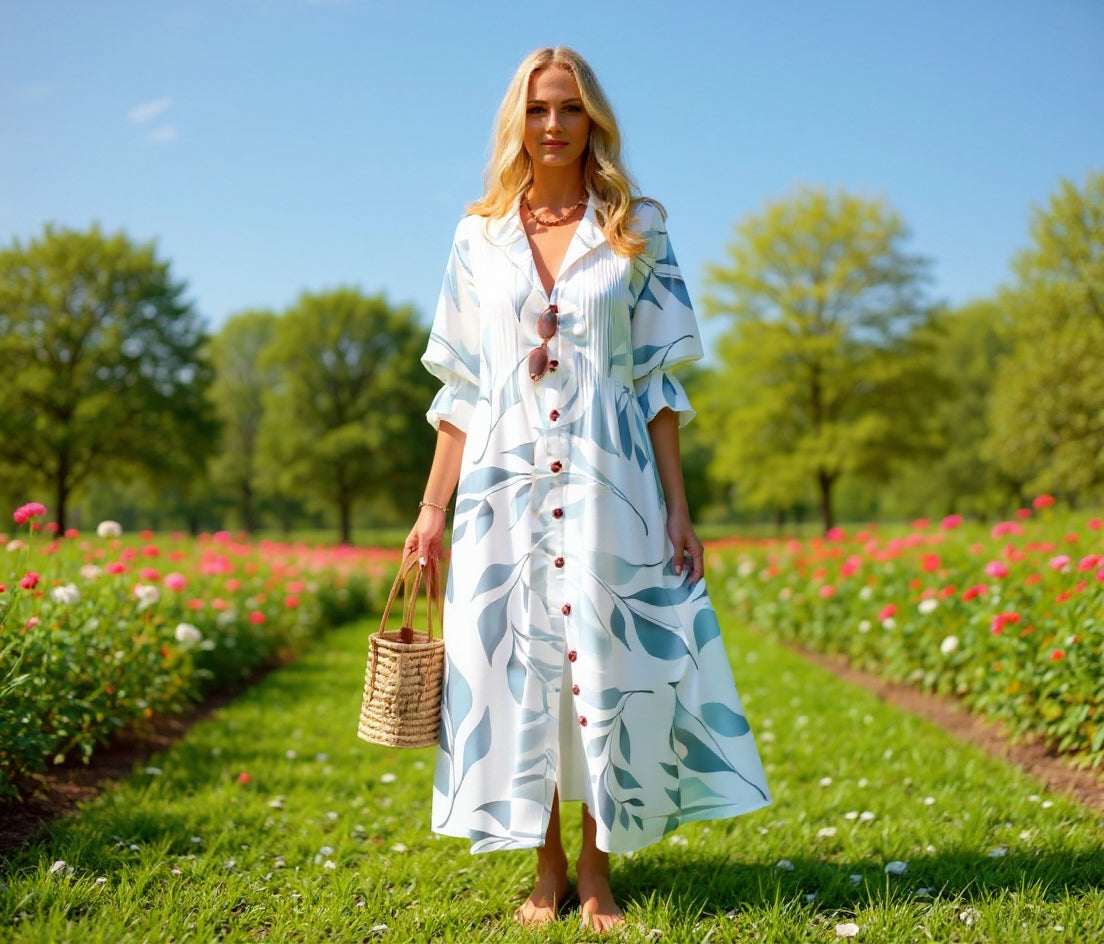 Isalie | Women's Flowy Everyday Dress, Breathable Lightweight Summer Dress