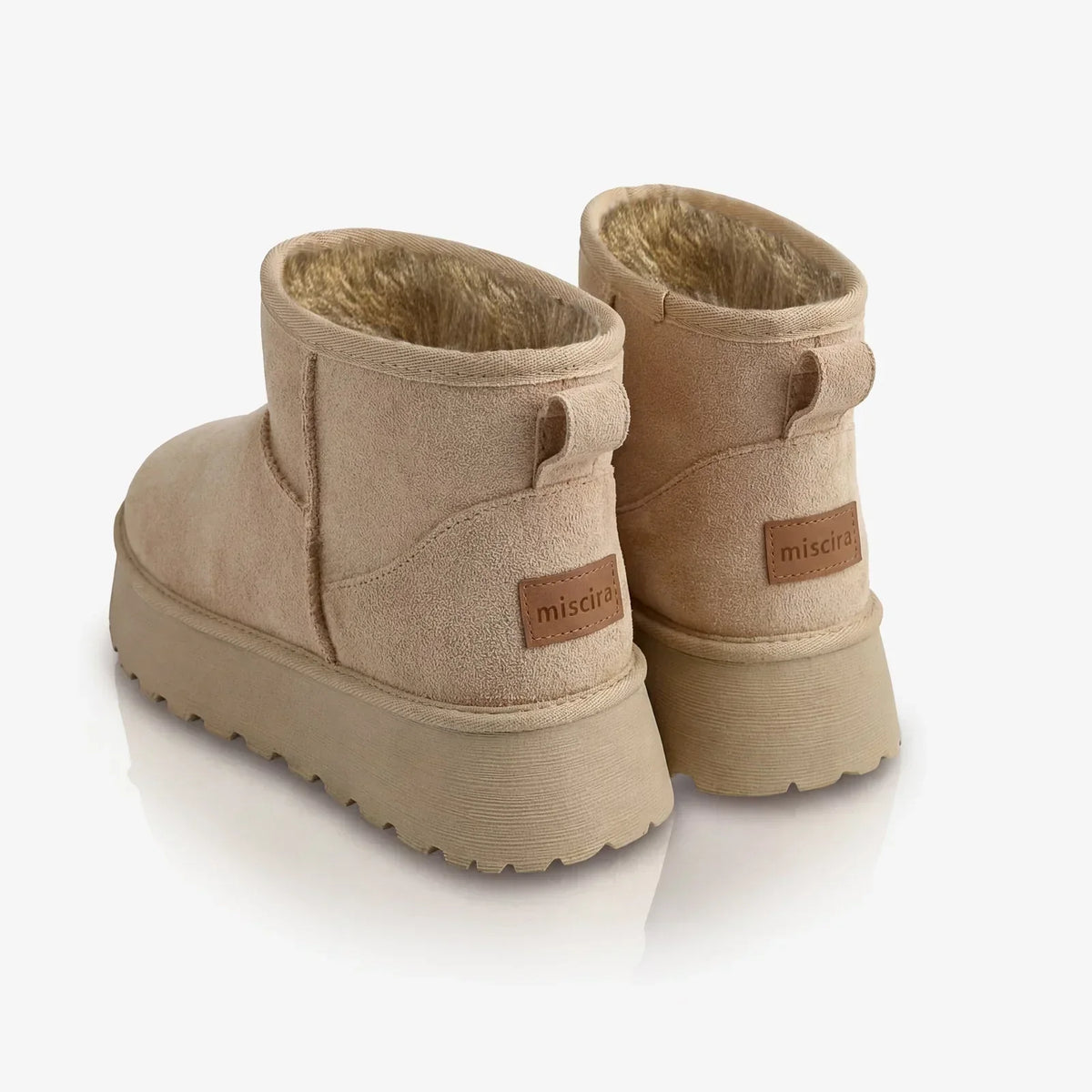 Patricia | Women's Platform Winter Boots, Faux Fur Lined Non-Slip Snow Boots