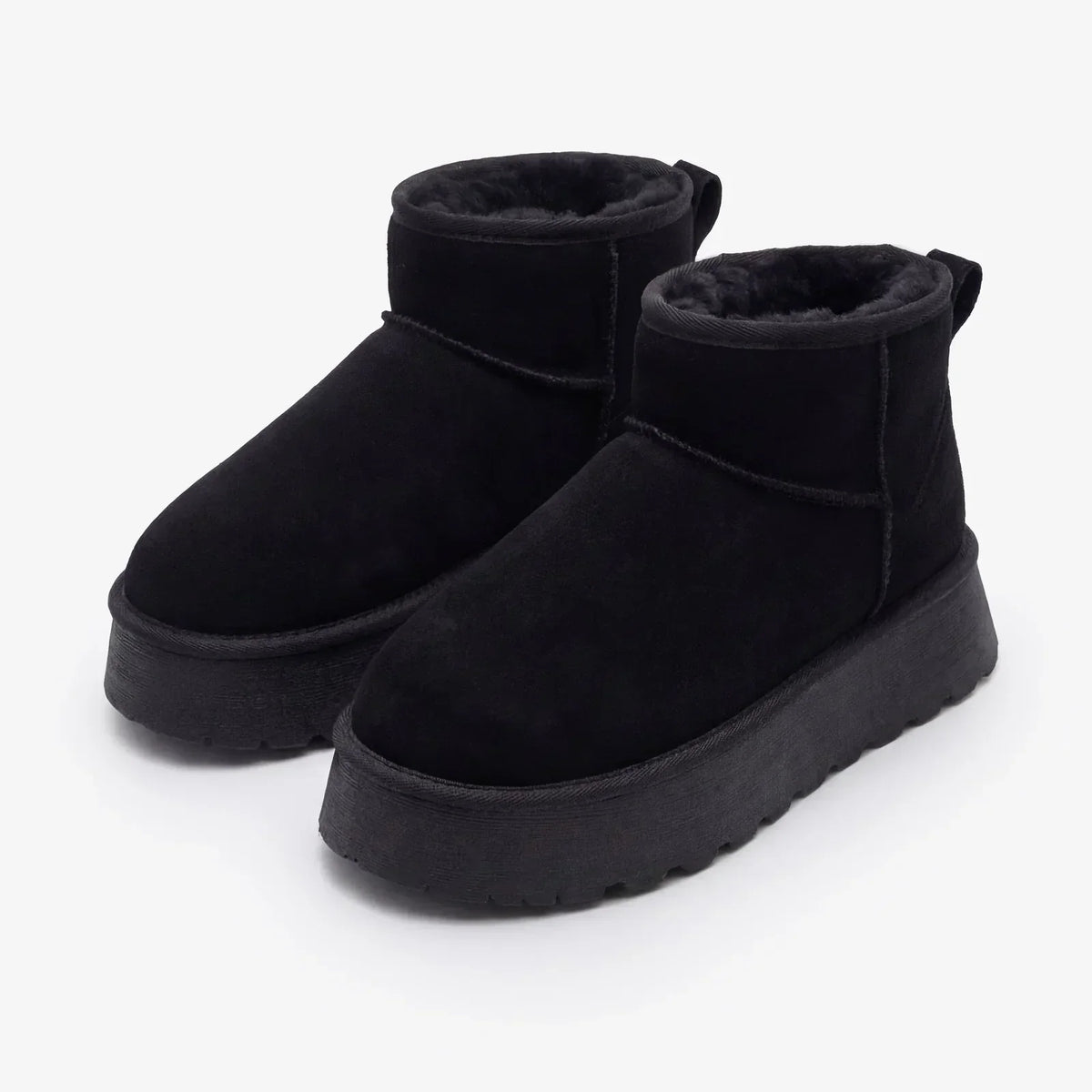 Patricia | Women's Platform Winter Boots, Faux Fur Lined Non-Slip Snow Boots