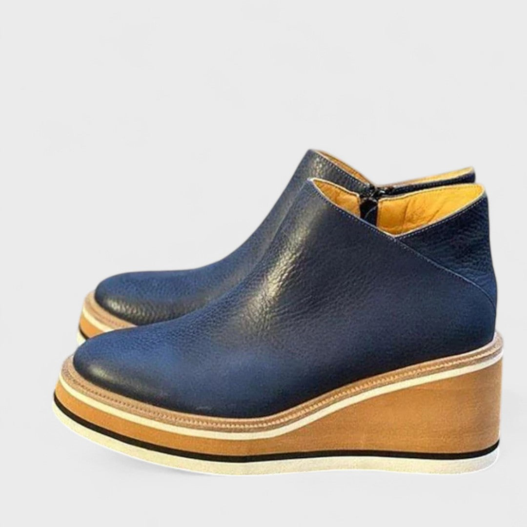 Solvina | Women's Waterproof Shoes, Side Zip Rain and Snow Shoes for Fall and Winter