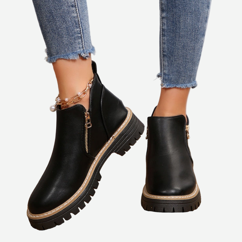 Kryeli | Women's Wide Toe Box Comfort Boots, Cushioned Flexible Boots for All-Day Wear