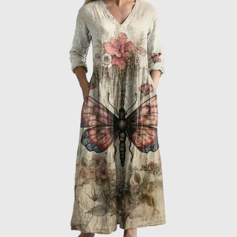 Willow | Women's Flowing Maxi Dress, Breathable Casual Dress for Vacation