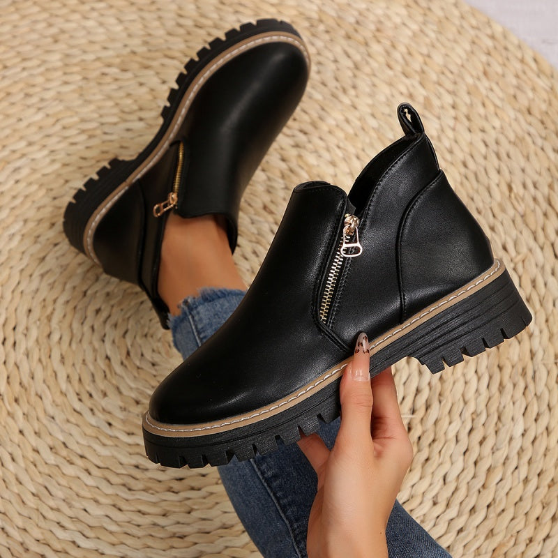 Kryeli | Women's Wide Toe Box Comfort Boots, Cushioned Flexible Boots for All-Day Wear
