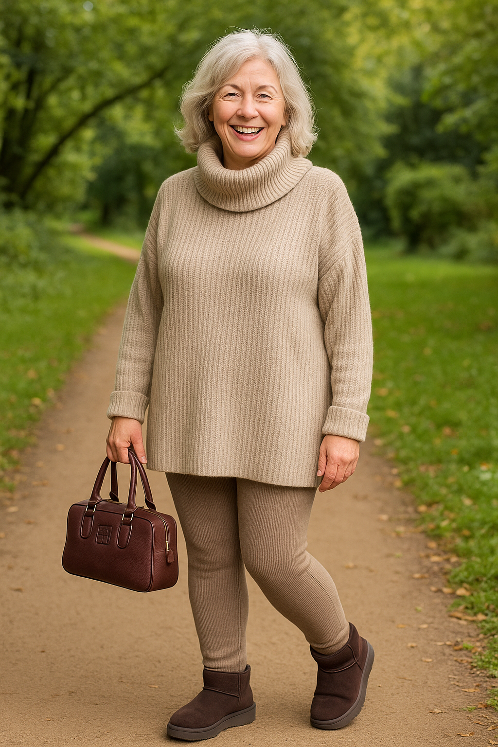 Rowena | Women's Soft Knit Sweater Dress, Lightweight Everyday Dress for Cooler Days