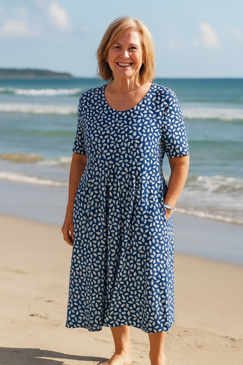 Ivryrose | Women's Layered Flowy Dress, Relaxed Draped Dress for Everyday Wear