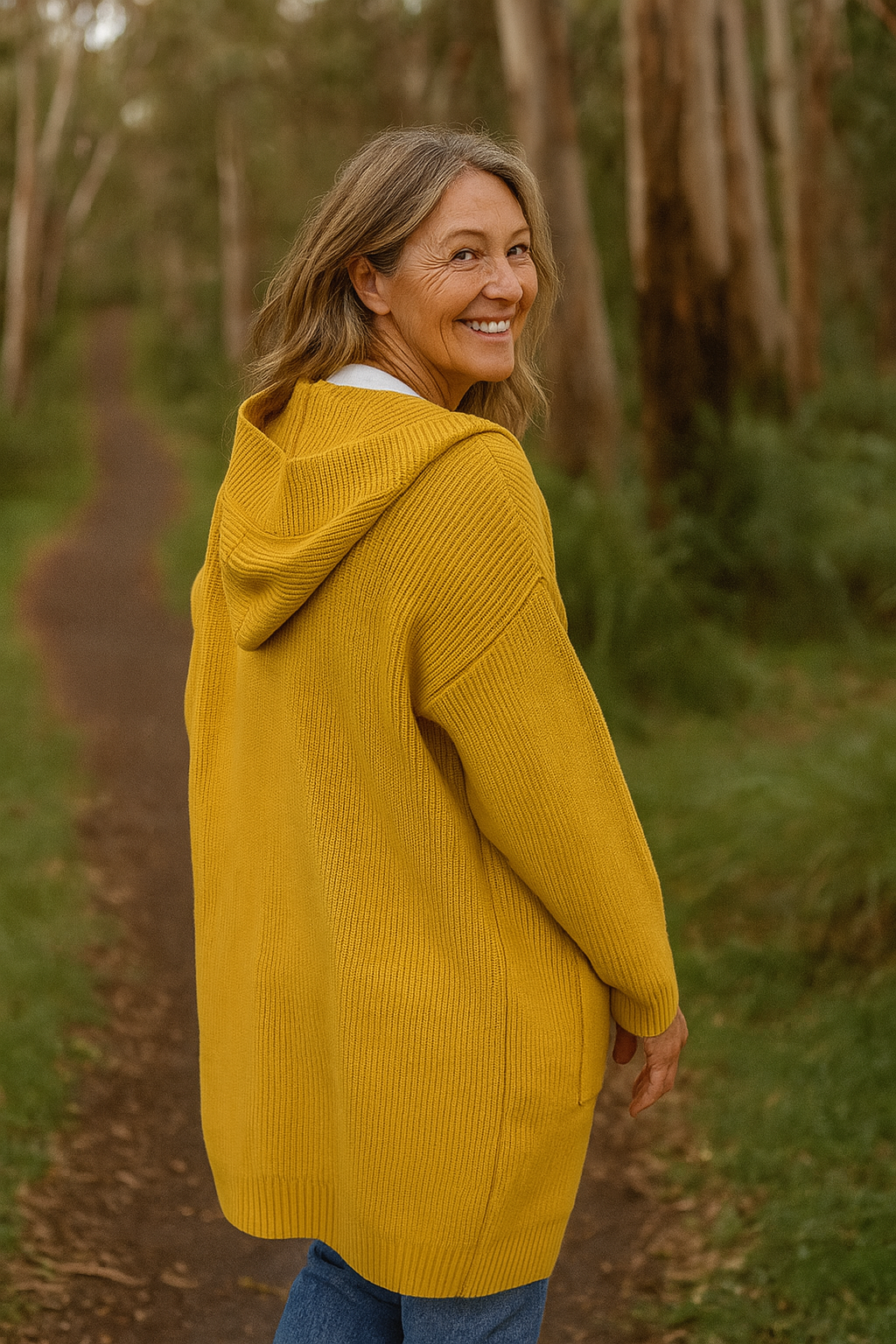 Delora | Women's Longline Cardigan with Deep Pockets, Soft Knit Everyday Sweater