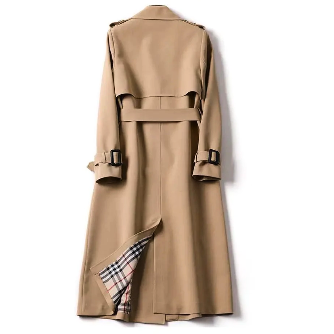 Bianca | Women's Belted Trench Coat, Warm Lined Coat with Sleek Buttons for Cold Days