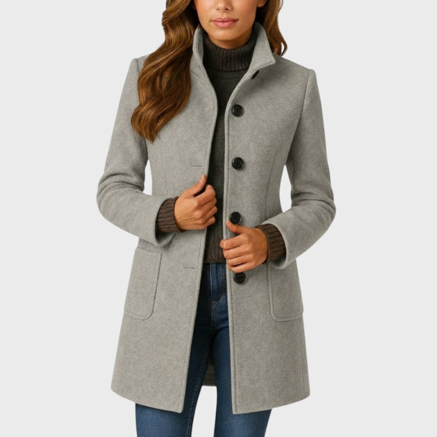 Clara – Elegant Structured Coat for Women – photo 2