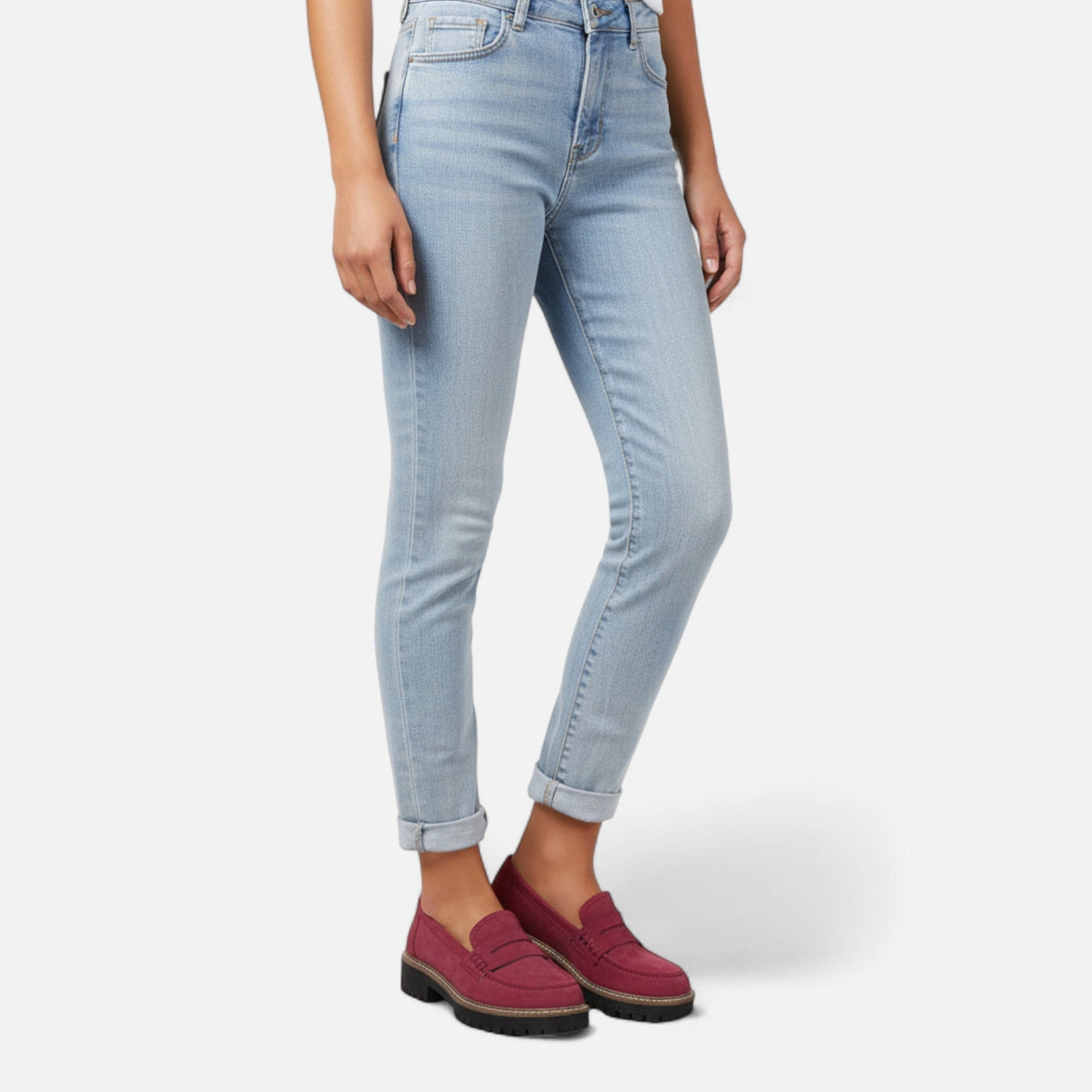 Women's Comfort Loafers, Cushioned Slip-On Loafers for Office and Everyday Wear