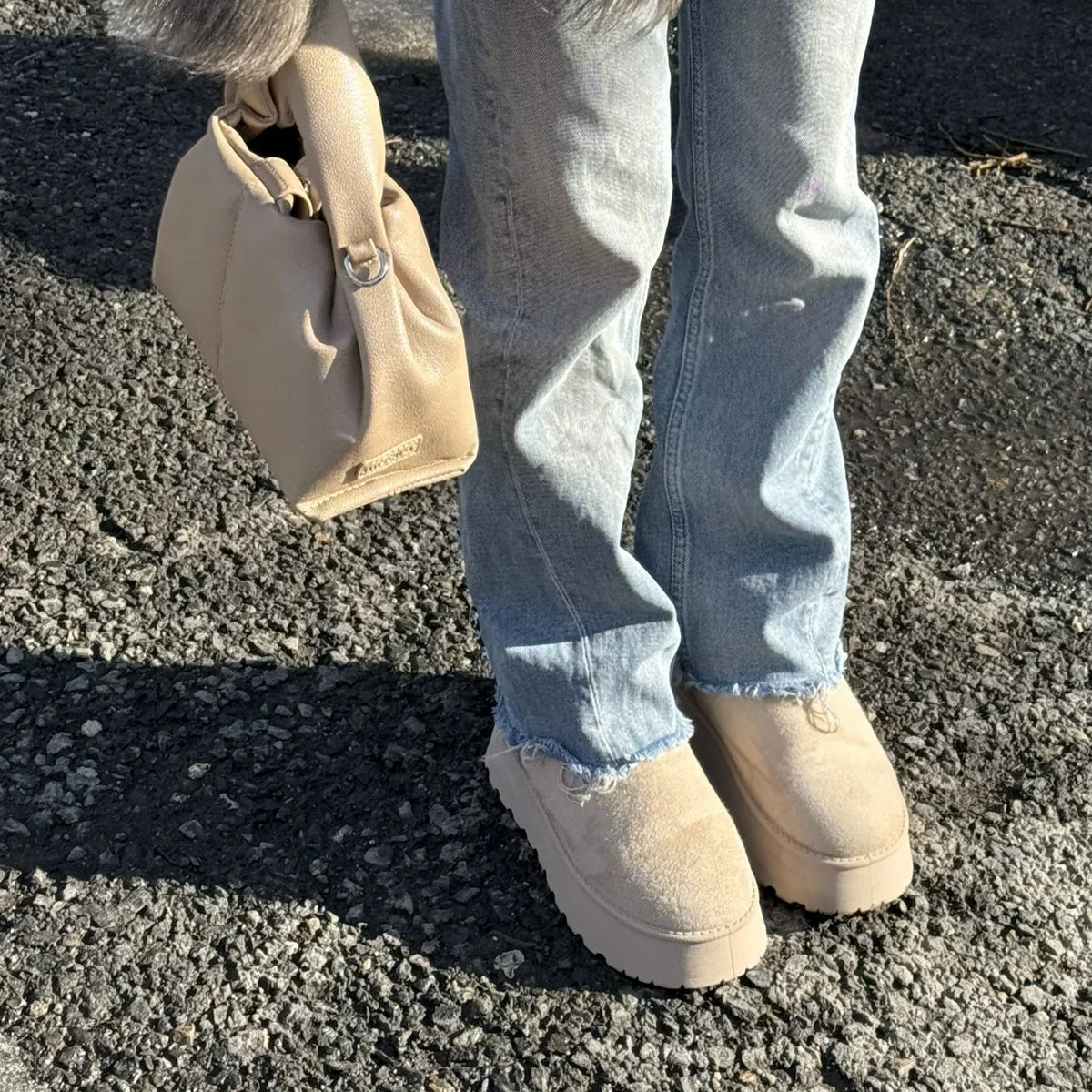 Patricia | Women's Platform Winter Boots, Faux Fur Lined Non-Slip Snow Boots