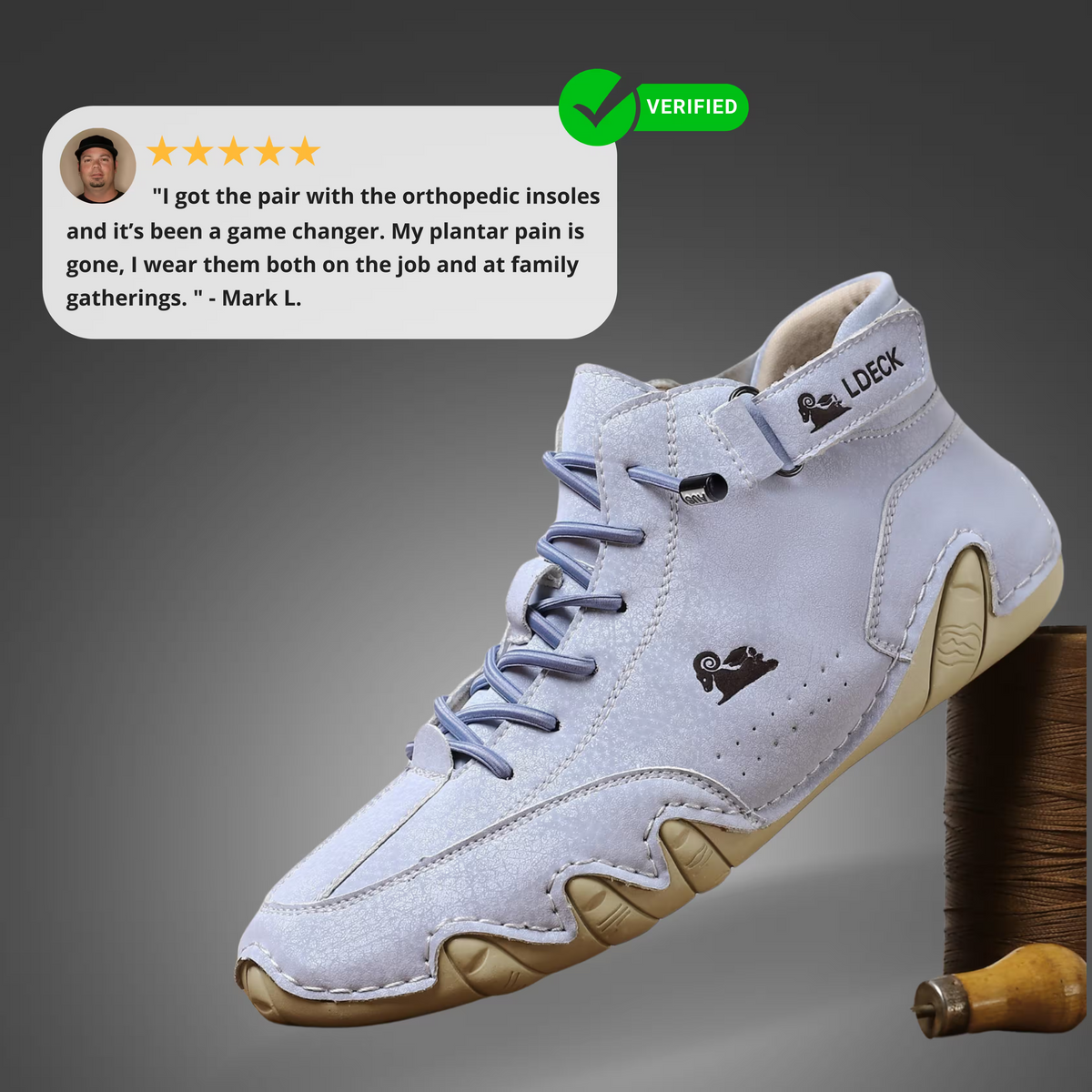 VogLDeck | Women's Vegan Leather Platform Comfort Shoes, Breathable Moisture-Resistant Shoes