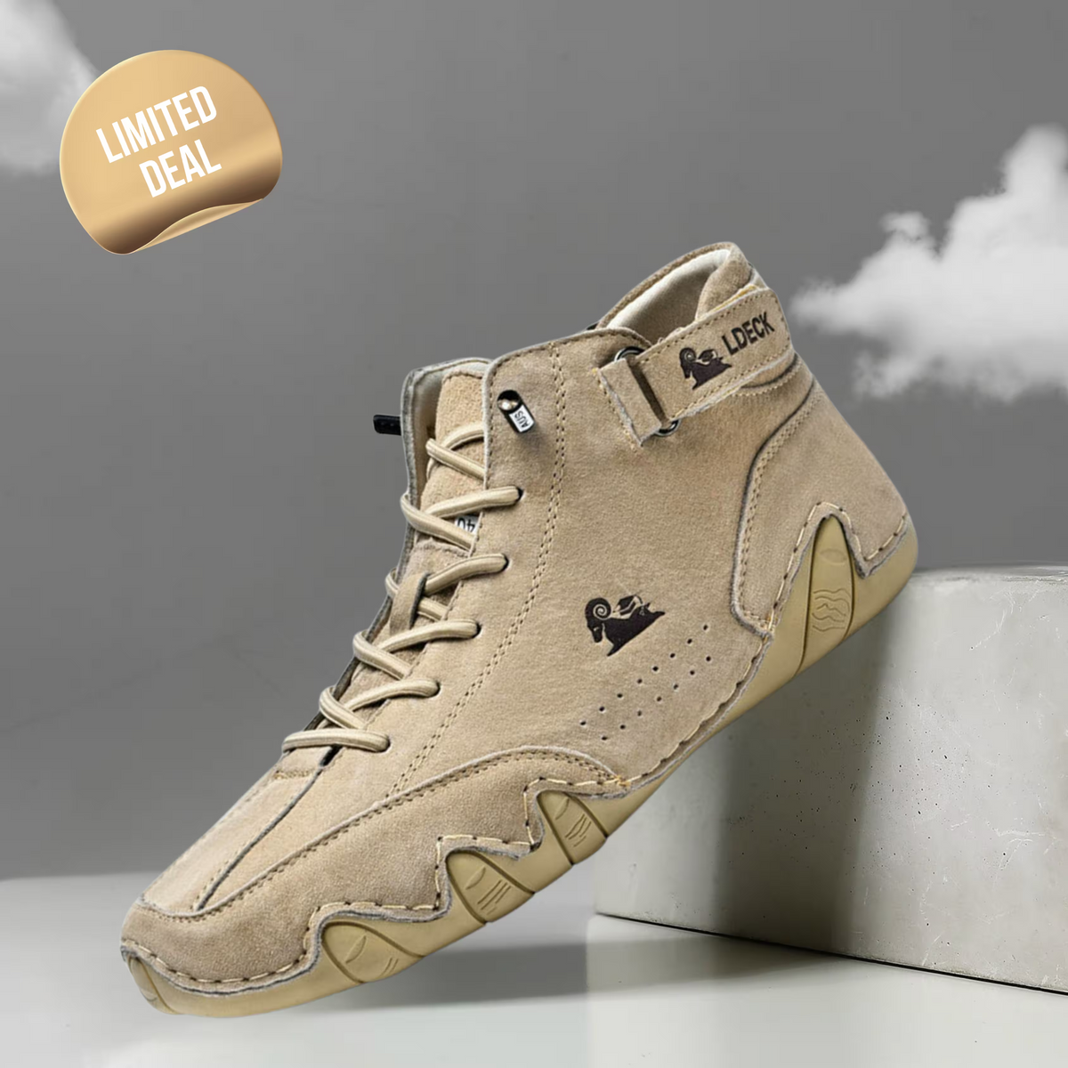 VogLDeck | Women's Vegan Leather Platform Comfort Shoes, Breathable Moisture-Resistant Shoes
