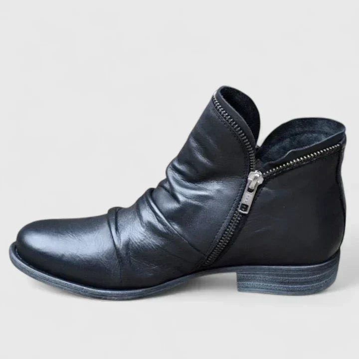 Myzareyah | Women's Gel-Cushioned Comfort Boots, Lightweight Breathable Low Heel Boots