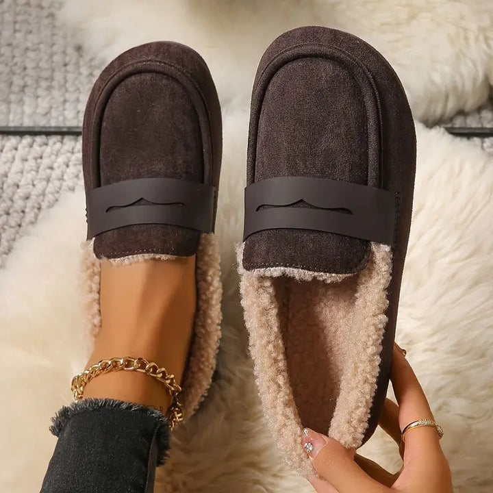 Aria Cozy Fur Loafers