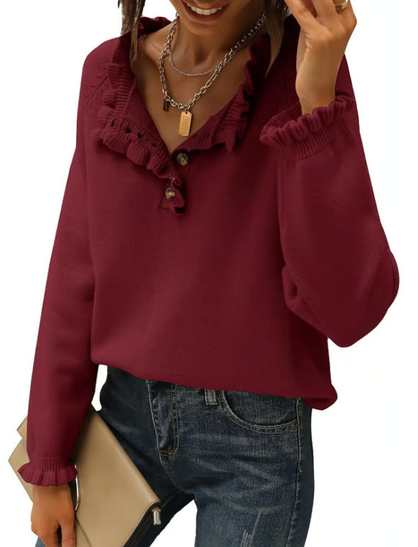 Merelle | Women's Round Neck Soft Everyday Sweater, Lightweight Relaxed Knit