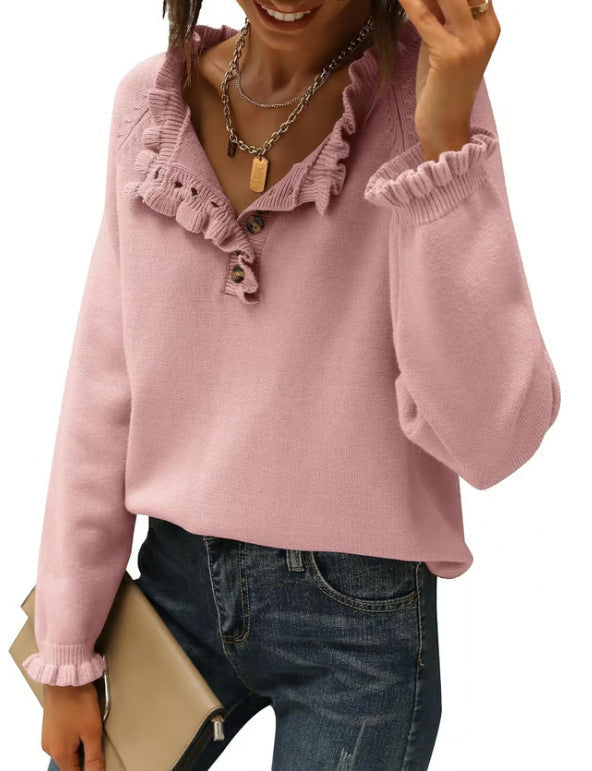 Merelle | Women's Round Neck Soft Everyday Sweater, Lightweight Relaxed Knit