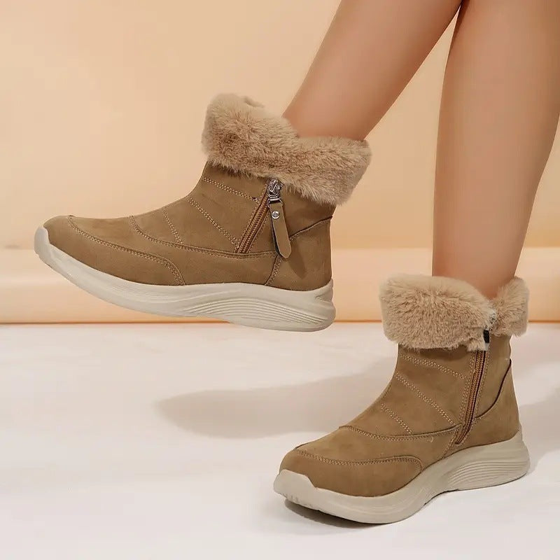Olivia | Women's Cushioned Winter Boots, Fur-Lined Anti-Slip Snow Boots