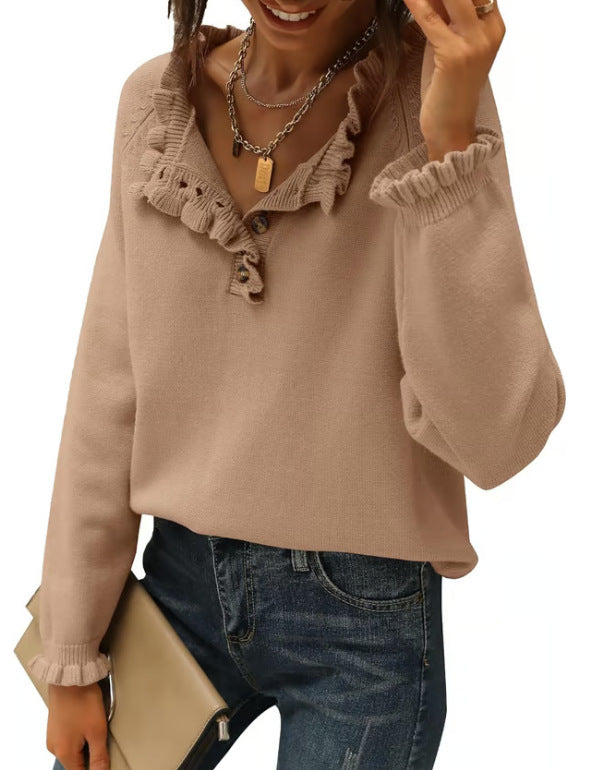 Merelle | Women's Round Neck Soft Everyday Sweater, Lightweight Relaxed Knit