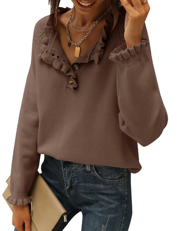 Merelle | Women's Round Neck Soft Everyday Sweater, Lightweight Relaxed Knit