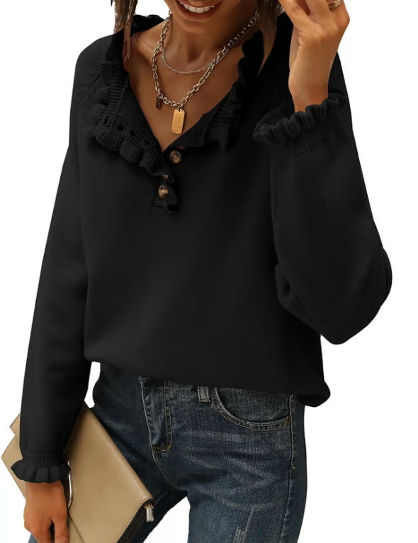 Merelle | Women's Round Neck Soft Everyday Sweater, Lightweight Relaxed Knit
