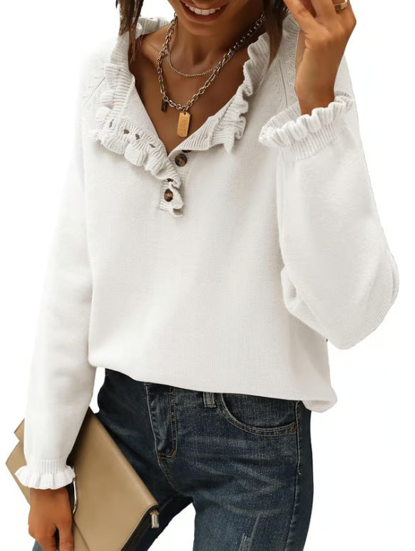 Merelle | Women's Round Neck Soft Everyday Sweater, Lightweight Relaxed Knit