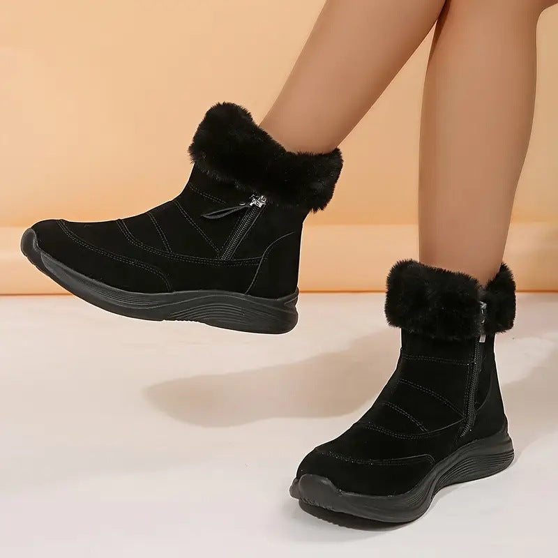 Olivia | Women's Cushioned Winter Boots, Fur-Lined Anti-Slip Snow Boots