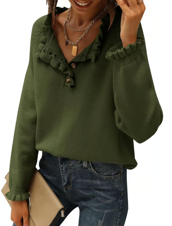 Merelle | Women's Round Neck Soft Everyday Sweater, Lightweight Relaxed Knit