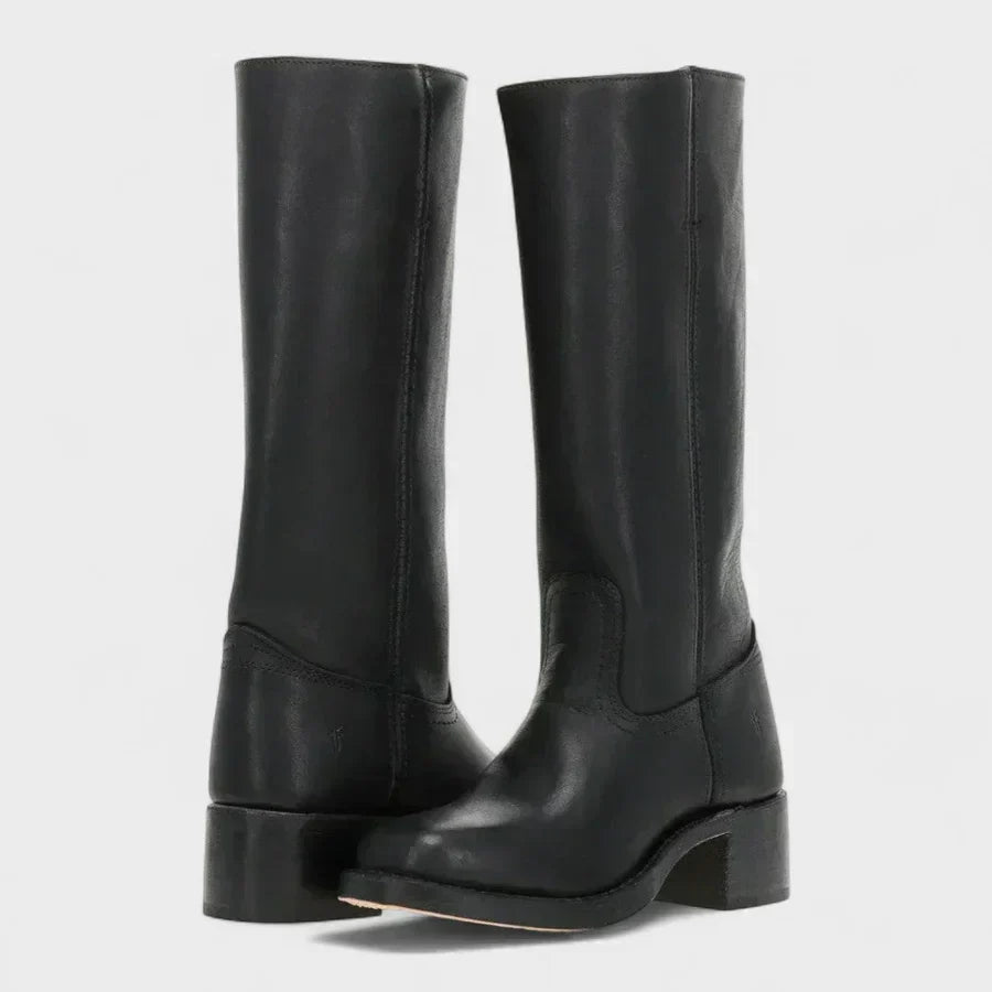 Liah | Women's Retro Comfort Boots, Non-Slip Padded Boots for Casual and Dressy Outfits