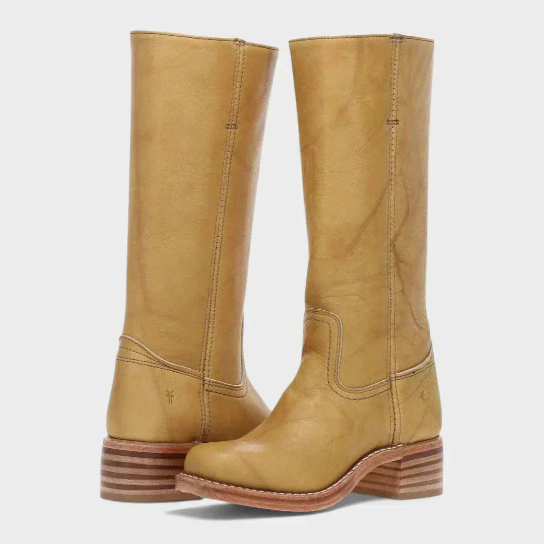 Liah | Women's Retro Comfort Boots, Non-Slip Padded Boots for Casual and Dressy Outfits