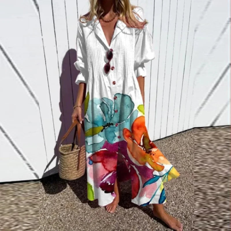 Isalie | Women's Flowy Everyday Dress, Breathable Lightweight Summer Dress