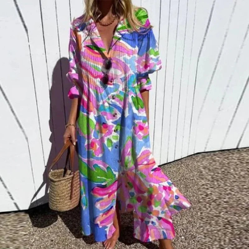Isalie | Women's Flowy Everyday Dress, Breathable Lightweight Summer Dress