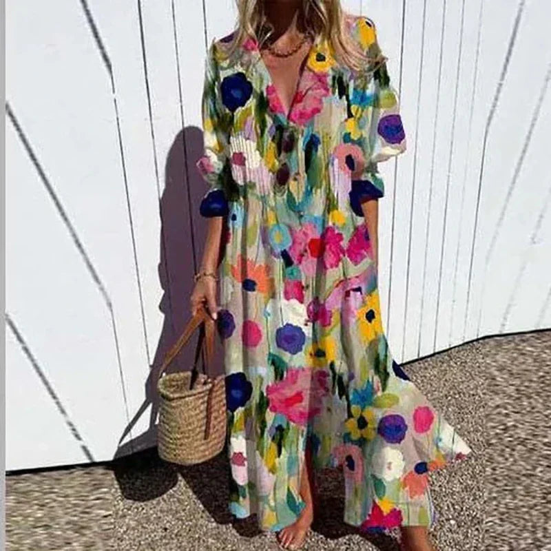 Isalie | Women's Flowy Everyday Dress, Breathable Lightweight Summer Dress