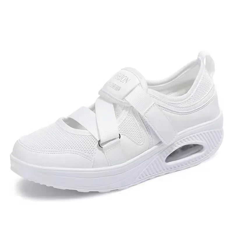LISE | Women's Mesh Slip-On Sneakers, Lightweight Cushioned Everyday Walking Shoes