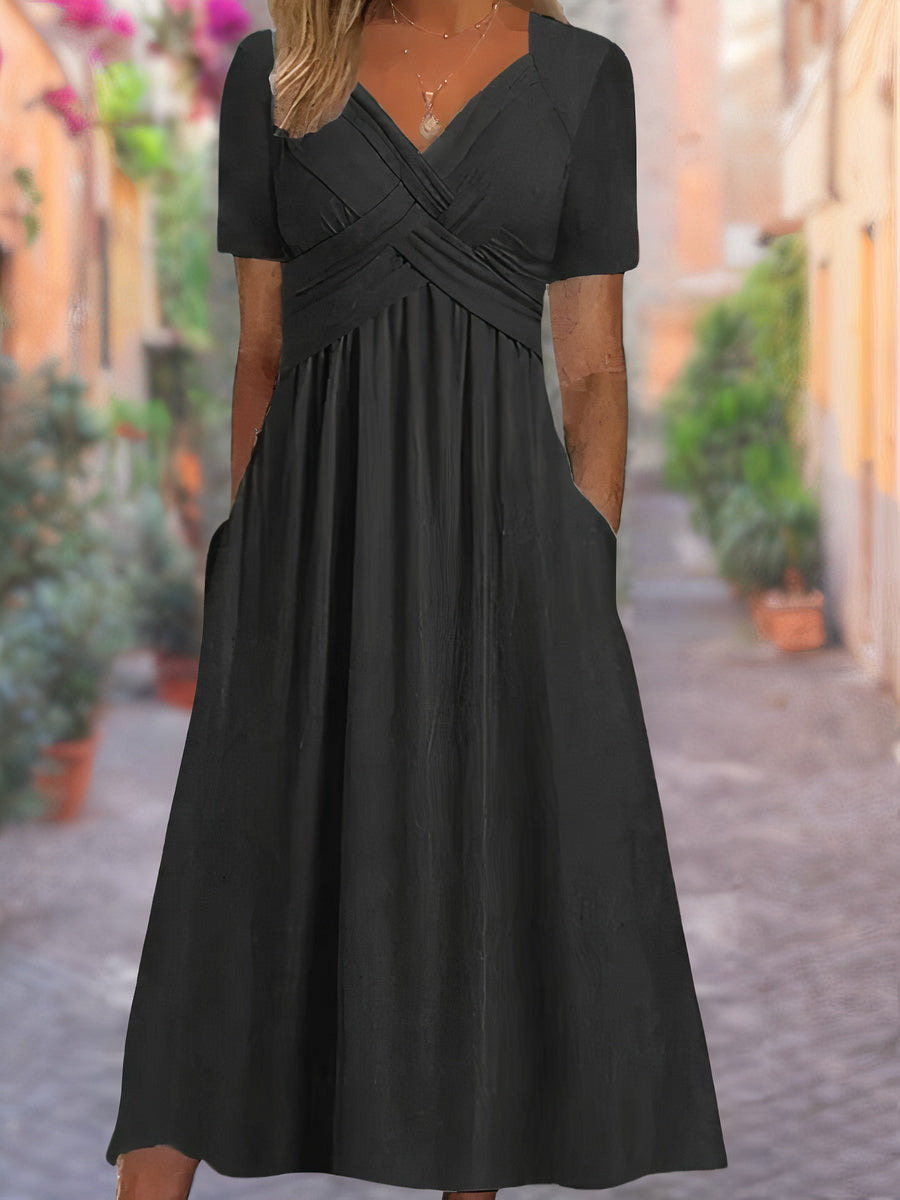 Maria Fernanda | Women's Classic Summer Dress, Elegant Casual Everyday Dress