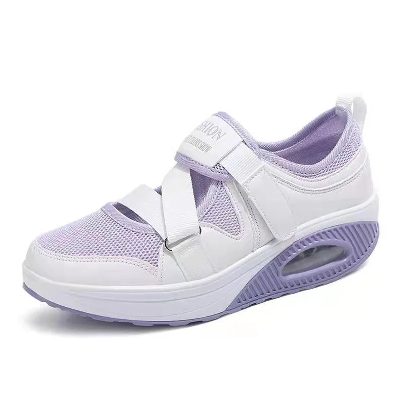 LISE | Women's Mesh Slip-On Sneakers, Lightweight Cushioned Everyday Walking Shoes