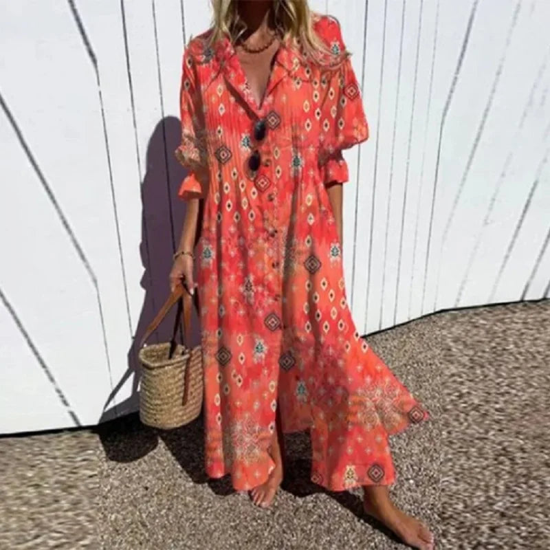 Isalie | Women's Flowy Everyday Dress, Breathable Lightweight Summer Dress