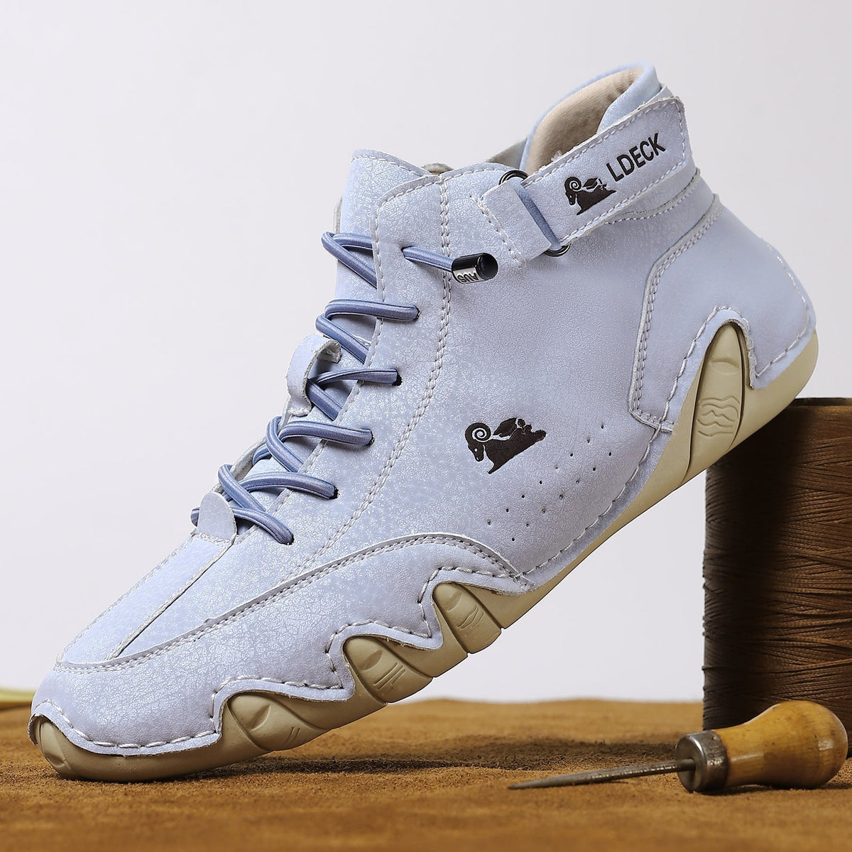 VogLDeck | Women's Vegan Leather Platform Comfort Shoes, Breathable Moisture-Resistant Shoes