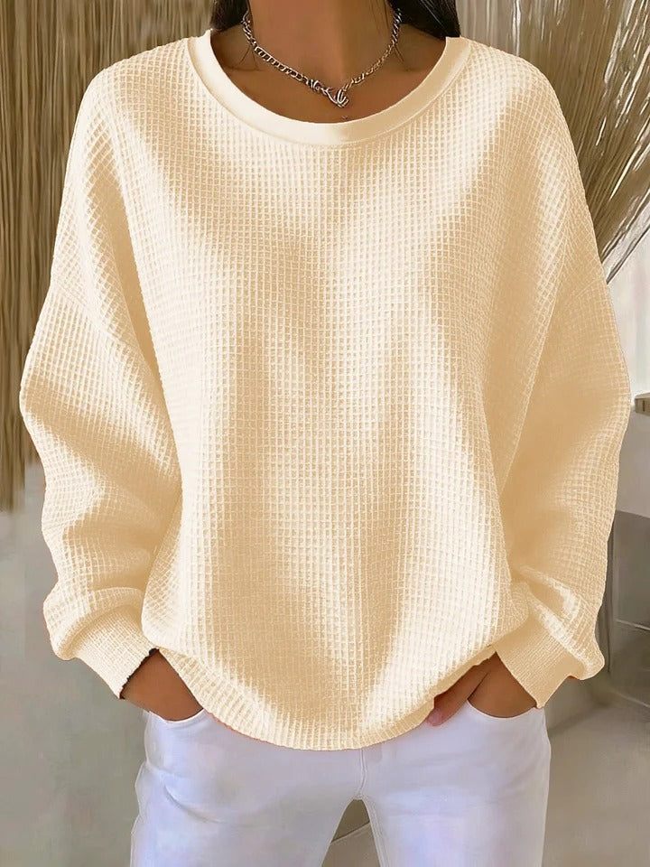 Nova | Women's Classic Knit Sweater, Cozy Relaxed Fit Layering Sweater