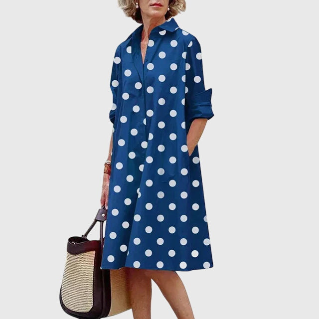 Paige | Women's Relaxed Flowy Midi Dress, Casual Weekend Dress with Pockets