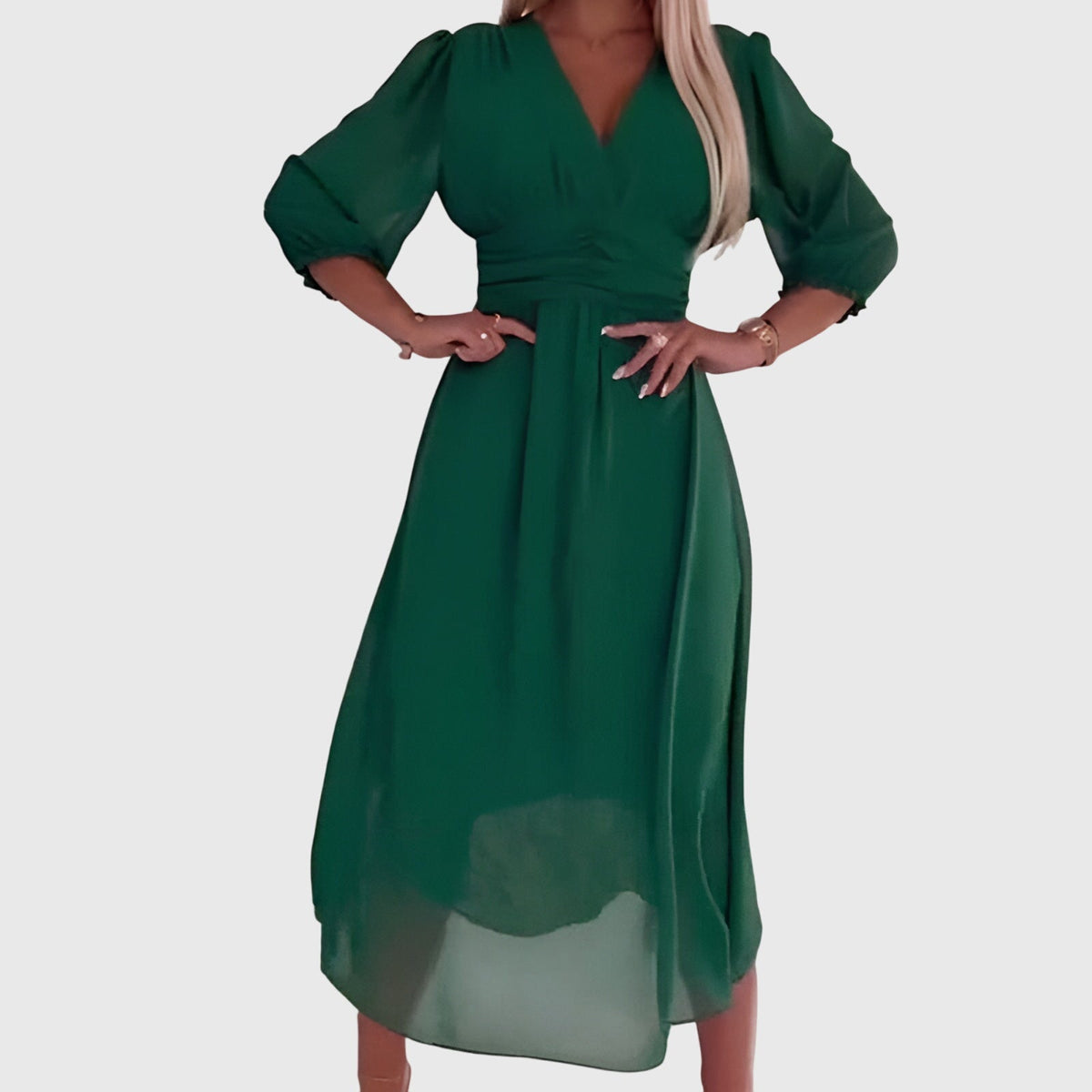 Chloe | Women's Chiffon Dress, Lightweight Flowy Dress for Casual and Formal Wear