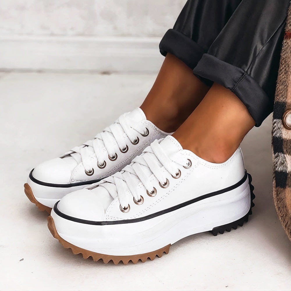 Jocelyn | Women's Block Heel Low-Top Shoes, Chunky Casual Heels for Everyday