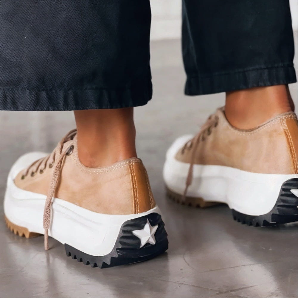 Jocelyn | Women's Block Heel Low-Top Shoes, Chunky Casual Heels for Everyday