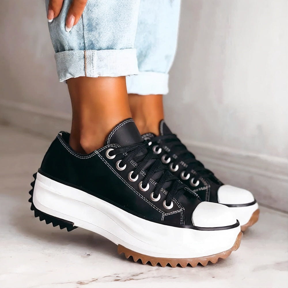 Jocelyn | Women's Block Heel Low-Top Shoes, Chunky Casual Heels for Everyday