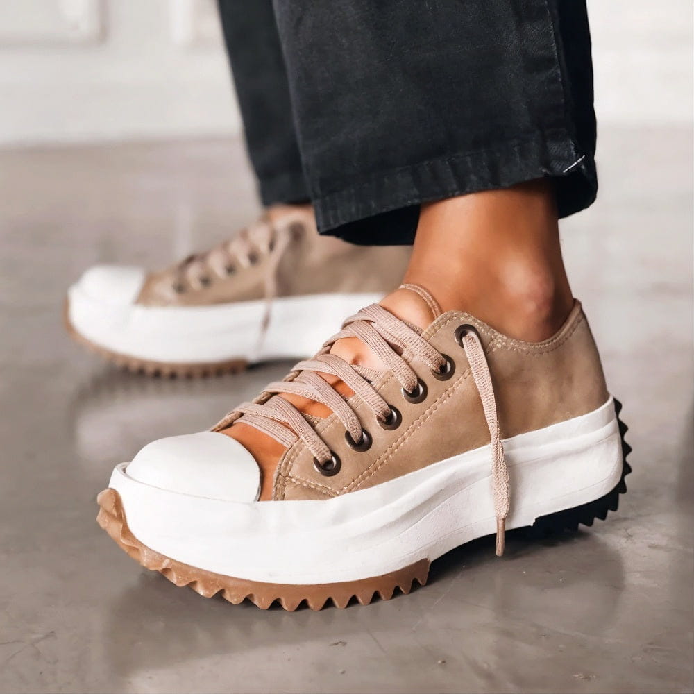 Jocelyn | Women's Block Heel Low-Top Shoes, Chunky Casual Heels for Everyday