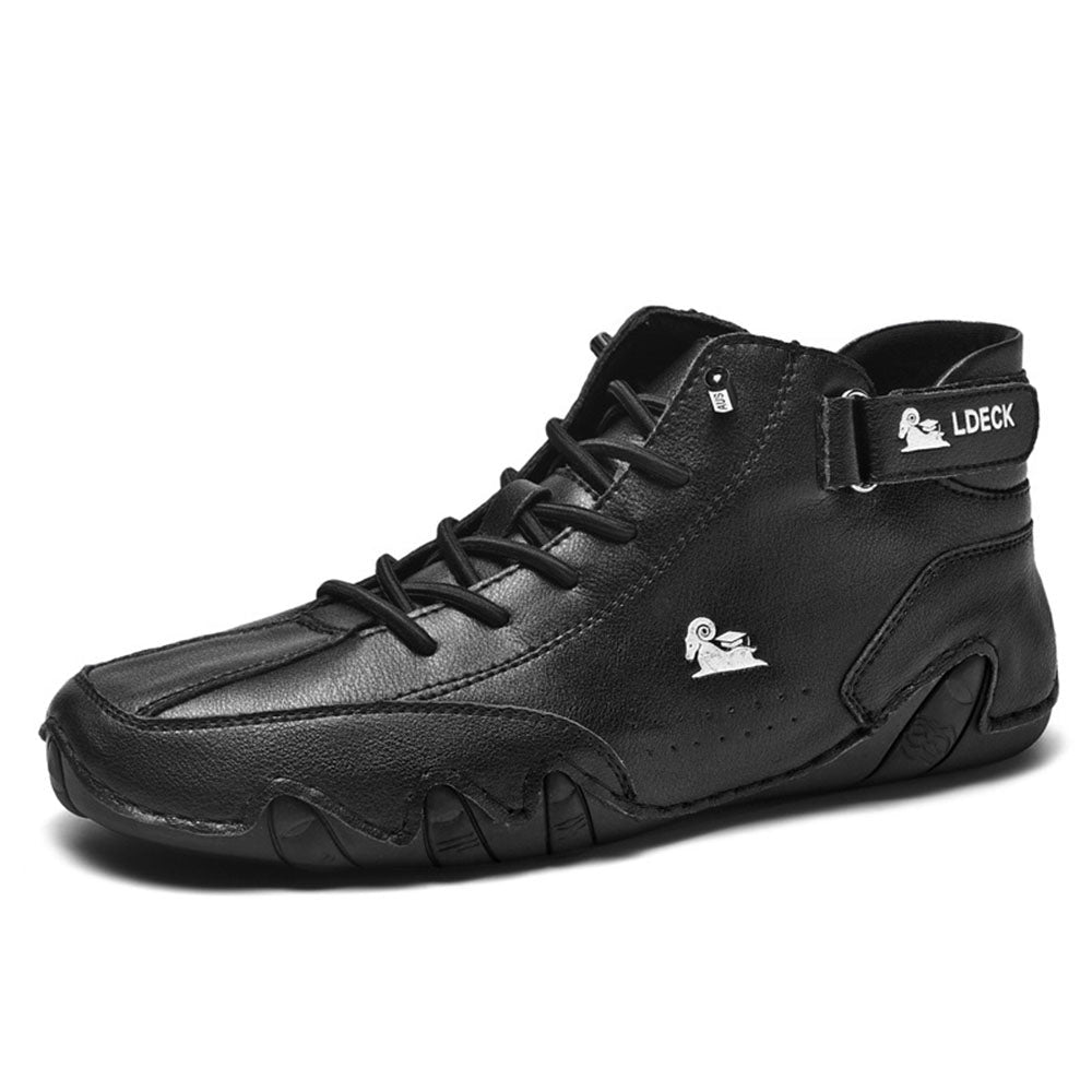 VogLDeck | Women's Vegan Leather Platform Comfort Shoes, Breathable Moisture-Resistant Shoes