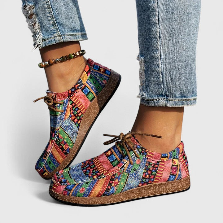 Nychelle | Women's Cushioned Comfort Shoes, Wide Sole Shock-Absorbing Everyday Shoes