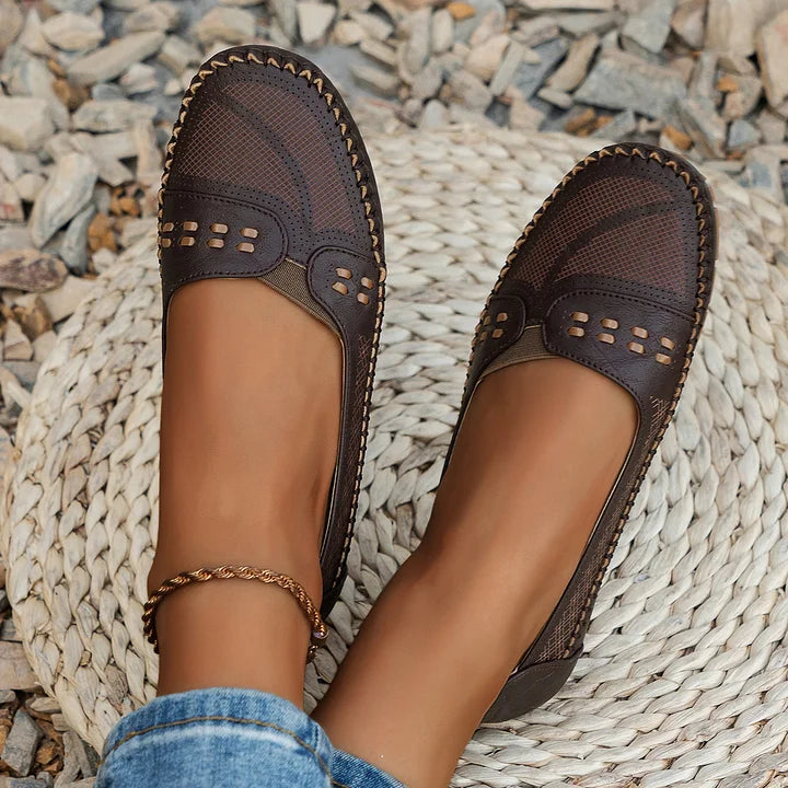 Dawn | Women's Casual Flats, Breathable Lightweight Comfort Shoes with Arch Support