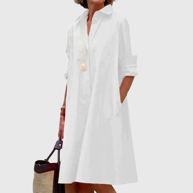 Paige | Women's Relaxed Flowy Midi Dress, Casual Weekend Dress with Pockets